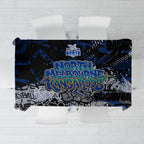 North Melbourne Kangaroos Tablecloth Urban Graffiti Street Art - Bold Abstract Spray Paint