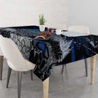 North Melbourne Kangaroos Tablecloth Urban Graffiti Street Art - Bold Abstract Spray Paint