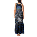 North Melbourne Kangaroos Tank Maxi Dress Urban Graffiti Street Art - Bold Abstract Spray Paint