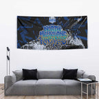 North Melbourne Kangaroos Tapestry Urban Graffiti Street Art - Bold Abstract Spray Paint