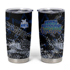 North Melbourne Kangaroos Tumbler Cup Urban Graffiti Street Art - Bold Abstract Spray Paint