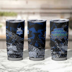 North Melbourne Kangaroos Tumbler Cup Urban Graffiti Street Art - Bold Abstract Spray Paint
