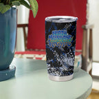 North Melbourne Kangaroos Tumbler Cup Urban Graffiti Street Art - Bold Abstract Spray Paint