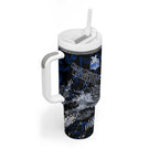 North Melbourne Kangaroos Tumbler With Handle Urban Graffiti Street Art - Bold Abstract Spray Paint