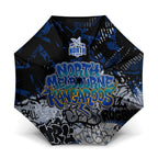 North Melbourne Kangaroos Umbrella Urban Graffiti Street Art - Bold Abstract Spray Paint