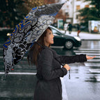 North Melbourne Kangaroos Umbrella Urban Graffiti Street Art - Bold Abstract Spray Paint