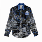 North Melbourne Kangaroos Women Casual Shirt Urban Graffiti Street Art - Bold Abstract Spray Paint