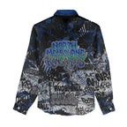 North Melbourne Kangaroos Women Casual Shirt Urban Graffiti Street Art - Bold Abstract Spray Paint
