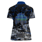 North Melbourne Kangaroos Women Polo Shirt Urban Graffiti Street Art - Bold Abstract Spray Paint