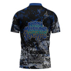 North Melbourne Kangaroos Zipper Polo Shirt Urban Graffiti Street Art - Bold Abstract Spray Paint