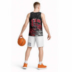 St Kilda Saints Basketball Jersey Urban Graffiti Street Art - Bold Abstract Spray Paint