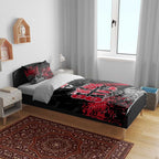 St Kilda Saints Bedding Set Urban Graffiti Street Art - Bold Abstract Spray Paint