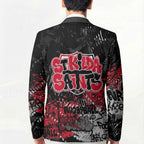 St Kilda Saints Blazer Urban Graffiti Street Art - Bold Abstract Spray Paint