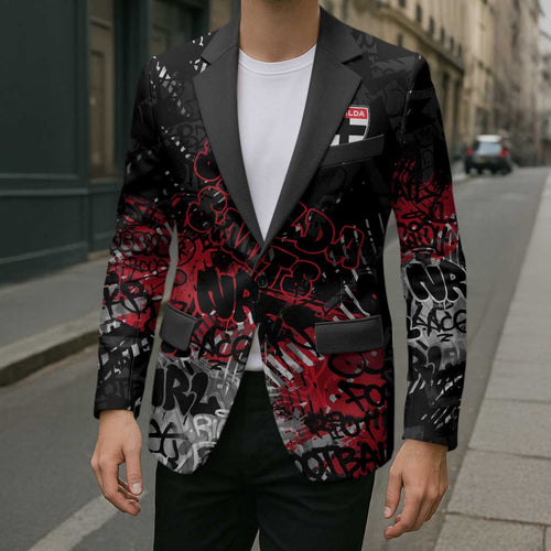 St Kilda Saints Blazer Urban Graffiti Street Art - Bold Abstract Spray Paint