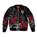 St Kilda Saints Bomber Jacket Urban Graffiti Street Art - Bold Abstract Spray Paint