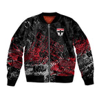 St Kilda Saints Bomber Jacket Urban Graffiti Street Art - Bold Abstract Spray Paint