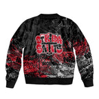 St Kilda Saints Bomber Jacket Urban Graffiti Street Art - Bold Abstract Spray Paint