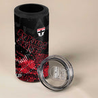 St Kilda Saints 4 in 1 Can Cooler Tumbler Urban Graffiti Street Art - Bold Abstract Spray Paint