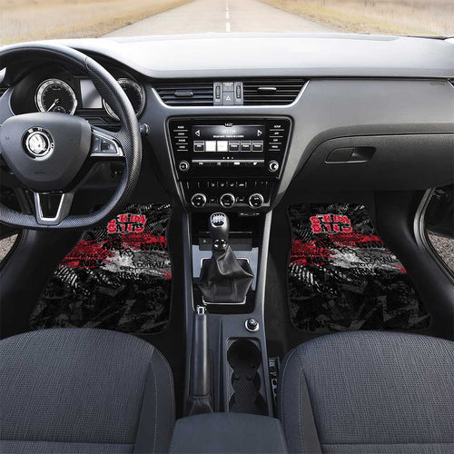 St Kilda Saints Car Mats Urban Graffiti Street Art - Bold Abstract Spray Paint