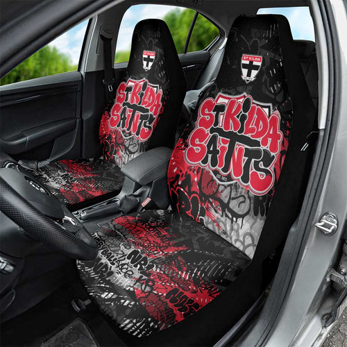 St Kilda Saints Car Seat Cover Urban Graffiti Street Art - Bold Abstract Spray Paint