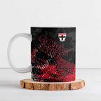 St Kilda Saints Ceramic Mug Urban Graffiti Street Art - Bold Abstract Spray Paint