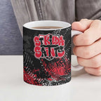 St Kilda Saints Ceramic Mug Urban Graffiti Street Art - Bold Abstract Spray Paint