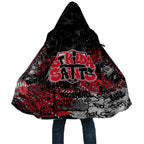 St Kilda Saints Cloak Urban Graffiti Street Art - Bold Abstract Spray Paint