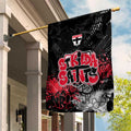 St Kilda Saints Garden Flag Urban Graffiti Street Art - Bold Abstract Spray Paint