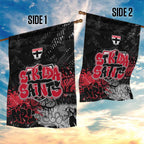 St Kilda Saints Garden Flag Urban Graffiti Street Art - Bold Abstract Spray Paint