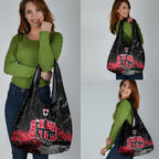 St Kilda Saints Grocery Bag Urban Graffiti Street Art - Bold Abstract Spray Paint