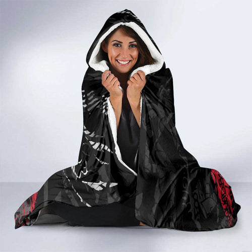 St Kilda Saints Hooded Blanket Urban Graffiti Street Art - Bold Abstract Spray Paint