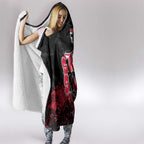 St Kilda Saints Hooded Blanket Urban Graffiti Street Art - Bold Abstract Spray Paint