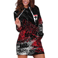 St Kilda Saints Hoodie Dress Urban Graffiti Street Art - Bold Abstract Spray Paint