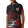 St Kilda Saints Kid Polo Shirt Urban Graffiti Street Art - Bold Abstract Spray Paint