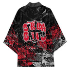 St Kilda Saints Kimono Urban Graffiti Street Art - Bold Abstract Spray Paint
