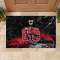 St Kilda Saints Rubber Doormat Urban Graffiti Street Art - Bold Abstract Spray Paint