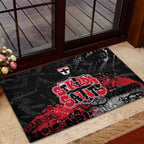 St Kilda Saints Rubber Doormat Urban Graffiti Street Art - Bold Abstract Spray Paint