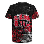 St Kilda Saints Rugby Jersey Urban Graffiti Street Art - Bold Abstract Spray Paint