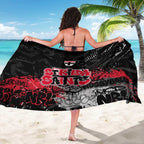 St Kilda Saints Sarong Urban Graffiti Street Art - Bold Abstract Spray Paint