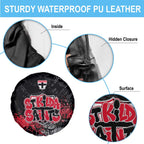 St Kilda Saints Spare Tire Cover Urban Graffiti Street Art - Bold Abstract Spray Paint