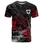 St Kilda Saints T Shirt Urban Graffiti Street Art - Bold Abstract Spray Paint