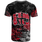 St Kilda Saints T Shirt Urban Graffiti Street Art - Bold Abstract Spray Paint