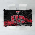 St Kilda Saints Tablecloth Urban Graffiti Street Art - Bold Abstract Spray Paint