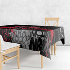 St Kilda Saints Tablecloth Urban Graffiti Street Art - Bold Abstract Spray Paint