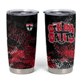 St Kilda Saints Tumbler Cup Urban Graffiti Street Art - Bold Abstract Spray Paint