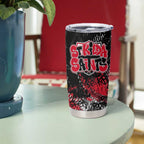 St Kilda Saints Tumbler Cup Urban Graffiti Street Art - Bold Abstract Spray Paint