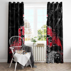 St Kilda Saints Window Curtain Urban Graffiti Street Art - Bold Abstract Spray Paint