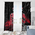 St Kilda Saints Window Curtain Urban Graffiti Street Art - Bold Abstract Spray Paint