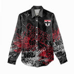 St Kilda Saints Women Casual Shirt Urban Graffiti Street Art - Bold Abstract Spray Paint