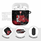 Sydney Swans AirPods Case Urban Graffiti Street Art - Bold Abstract Spray Paint